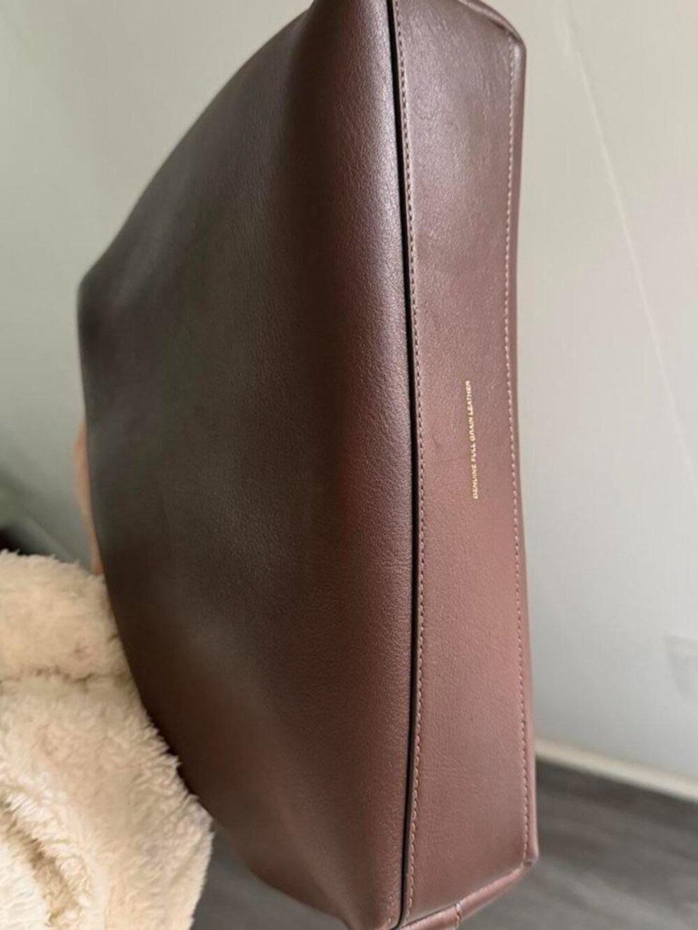 COACH Dark Brown Leather Hobo Shoulder Bag - Picture 4 of 5